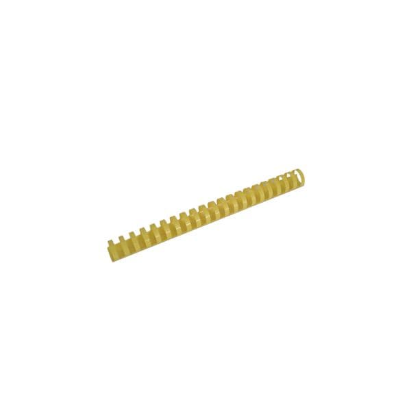 Argolas p/ Encadernar PVC 25mm 240 Fls Amarelo Cx. 50 Un.