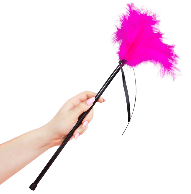 SECRETPLAY - PENAS ROSA 40 CM