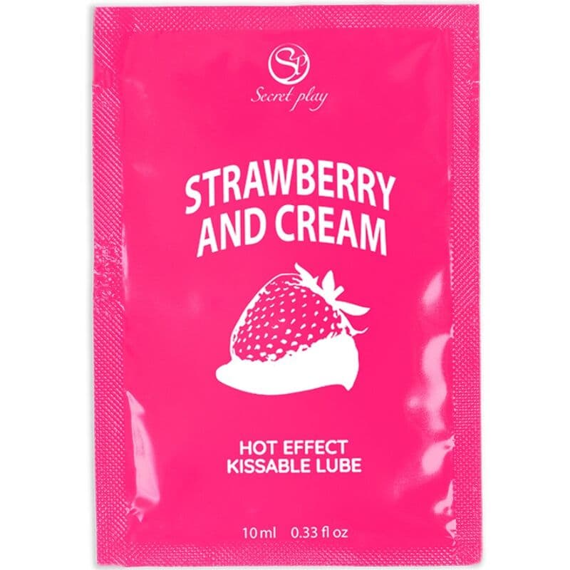 Secret Play Pack 12 Monodosis Lubricante Fresas com Nata F3610