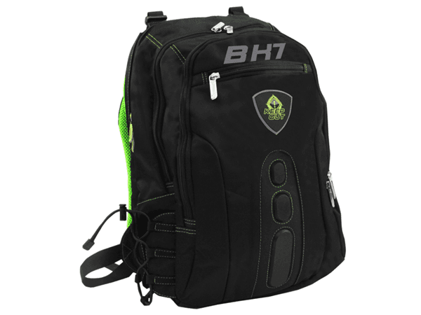 Keep Out Mochila Gaming 15,6'' Black/Green - BK7G