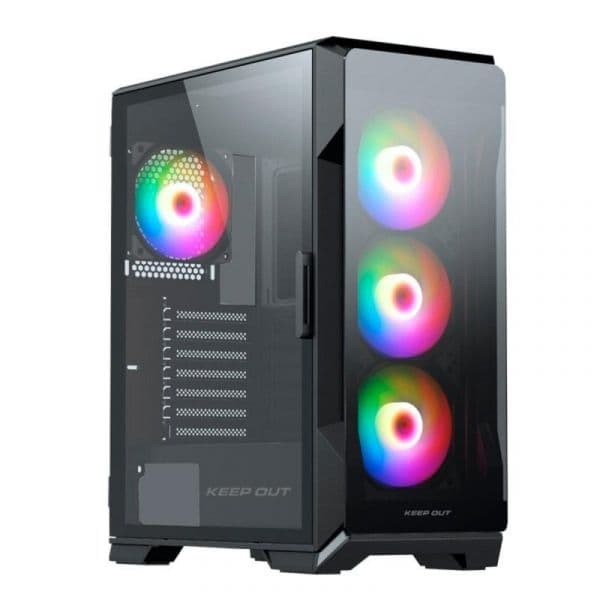 Keep Out XC-901 PRO ARGB E-ATX Vidro Temperado Preta