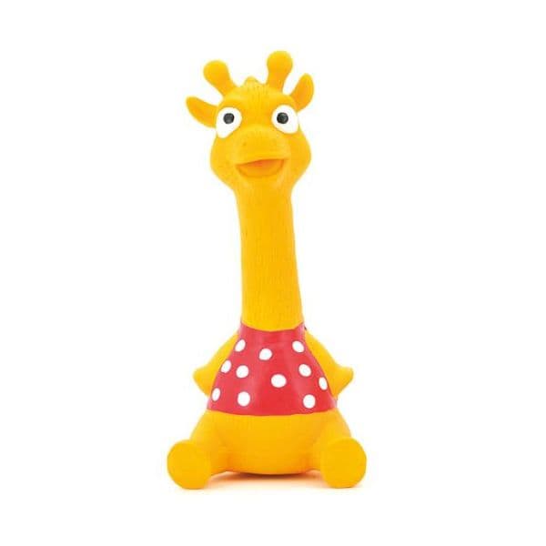 Arquivet Brinquedo Cão Látex Amarelo Girafa 18 cm