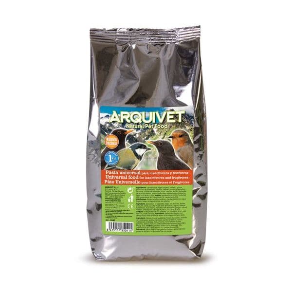 Arquivet Pasta Universal para Insetívoros Frugívoros 1 kg