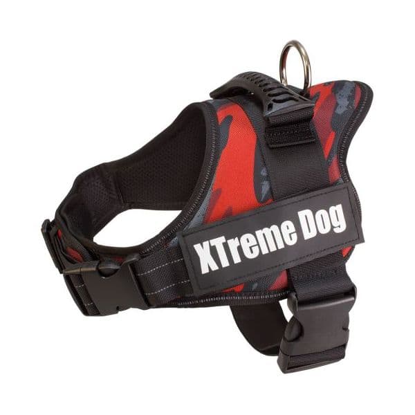 Arquivet Cão Peitoral Xtreme Dog Red Camuflagem M