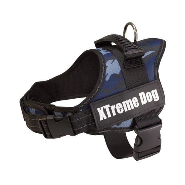 Arquivet Peitoral Xtreme Dog Camuflagem Azul Xxl