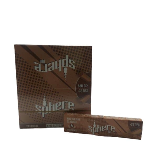 MORTALHAS SPHERE BROWN KING SIZE +TIPS CX. C/ 24 LIVROS - Perfumário - A sua perfumaria online | Perfumaria e Brindes
