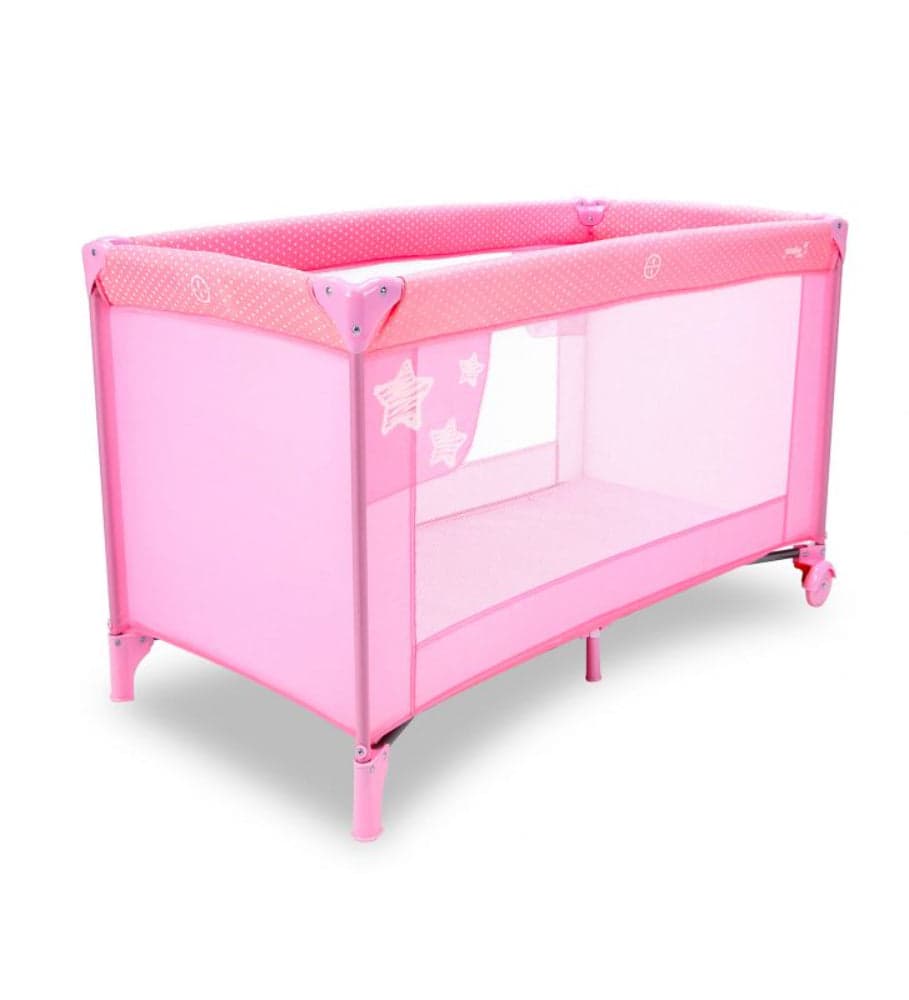 Asalvo Cama de Viagem Baleares Stars Pink