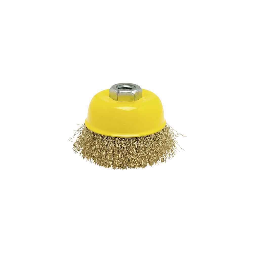 ESCOVA COPO ARAME ONDULADO Ø60MM FHO60 MOTA