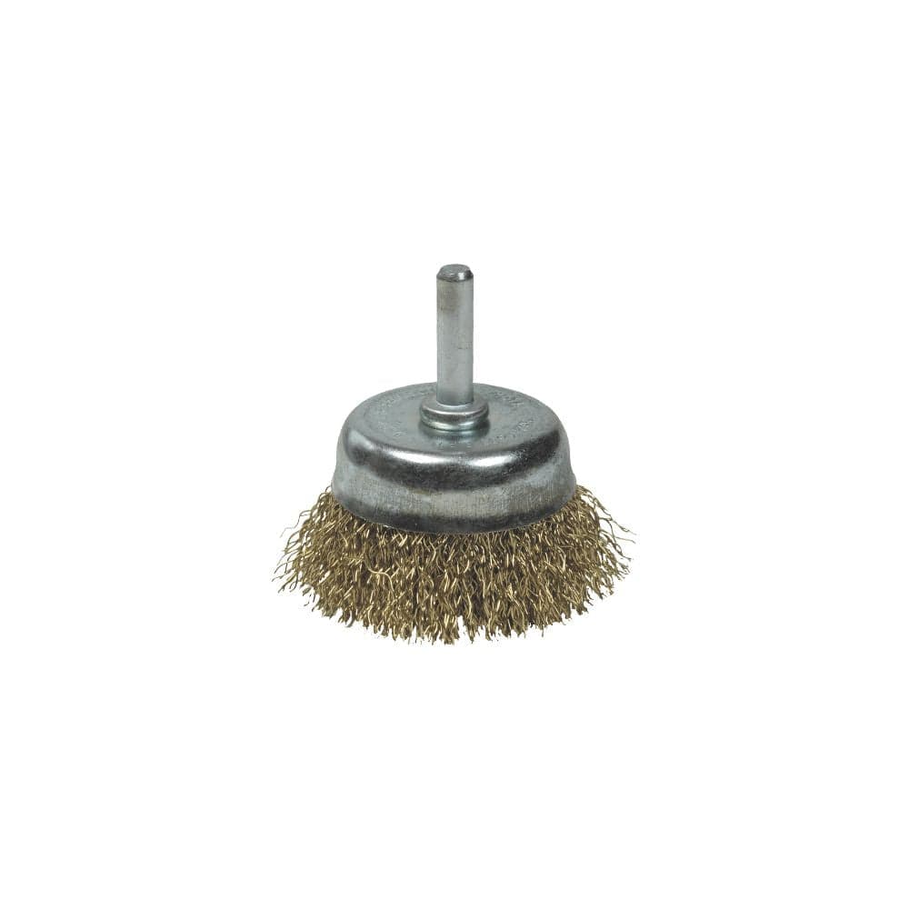ESCOVA CON ESPIGA AÇO ONDULADO Ø75MM FAT075 MOTA