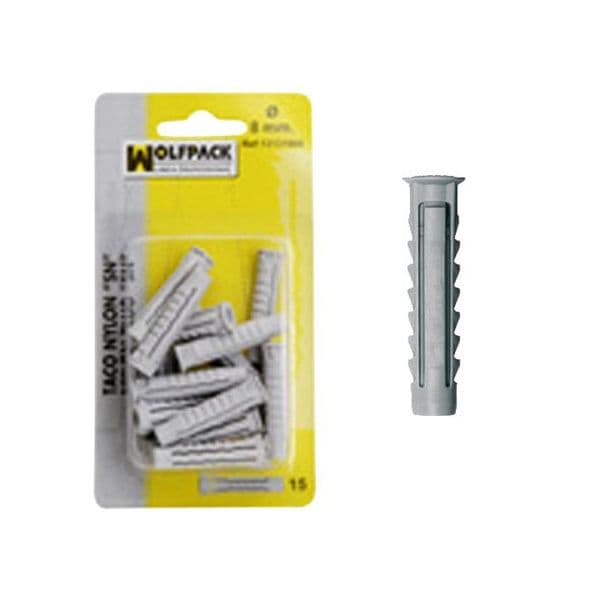 Wolfpack Nylon Taco Sn de 10 mm. (10 Partes)