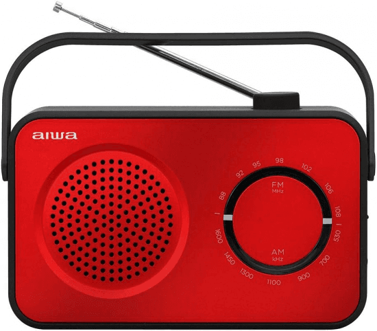 Aiwa Rádio Portátil R-190RD Red