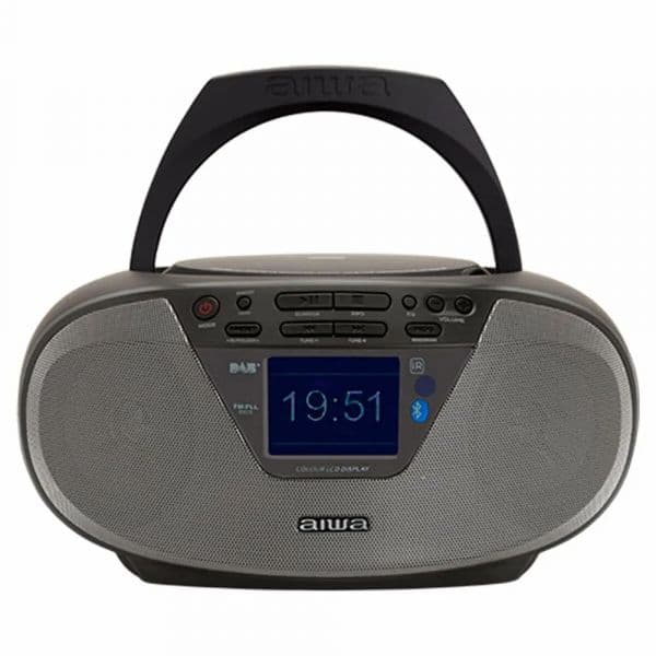 Aiwa Boombox Bluetooth 5.0 com CD MP3 USB Rádio