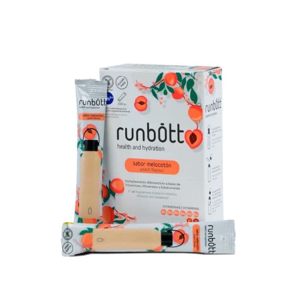 Runbott Health & Hydration Multivitamínico Pêssego 10 Saquetas