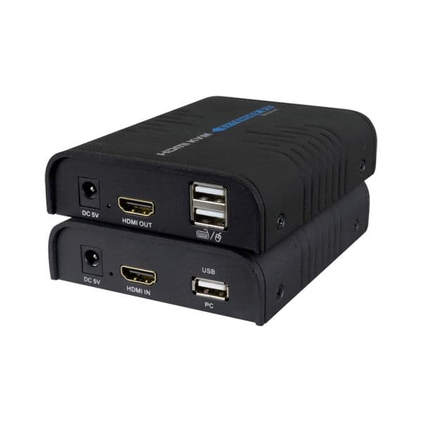 Apexis Extensor de sinal HDMI/USB por TCP/IP - HDMI-KVM-EXT