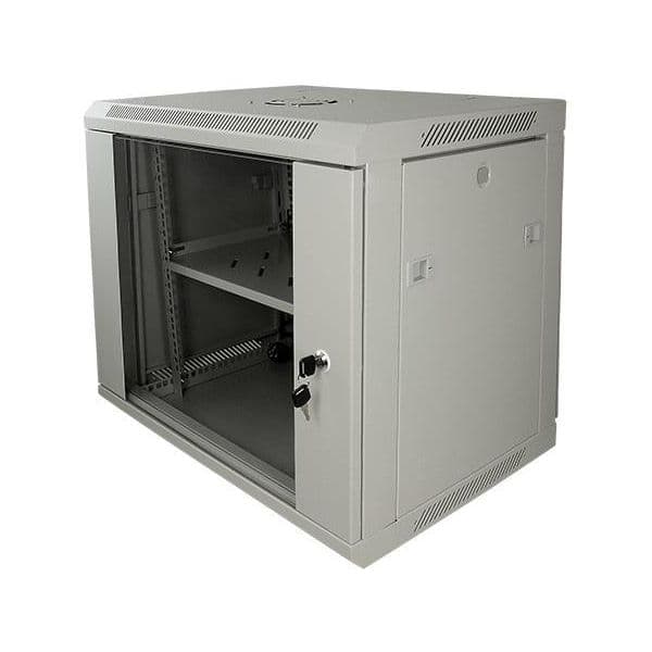 Armário rack para parede - Até 9U rack de 19" - RACK-9UG