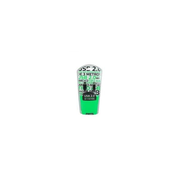 Mooster Cabo USB2.0 Tipo A-A Macho Macho 3m