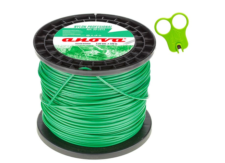 BOBINE FIO NYLON ROÇ Ø3MM 168M ANOVA 55-1571