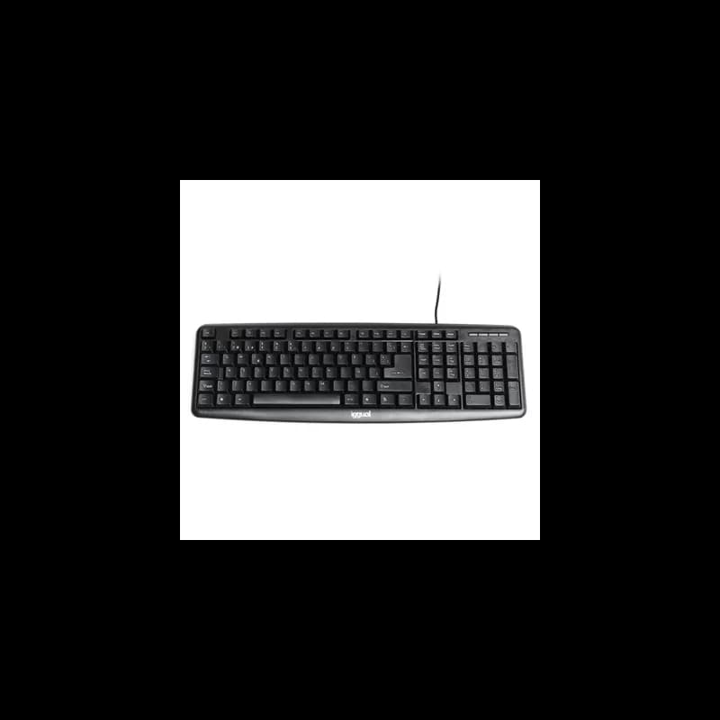 iggual Teclado estándar CK-BASIC-105T negro