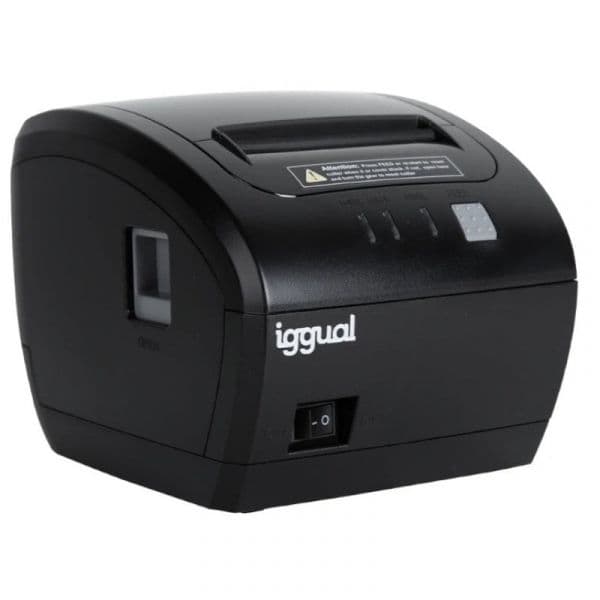 Iggual TP EASY 80 Impressora de Talões Térmica USB/RJ11 Preta