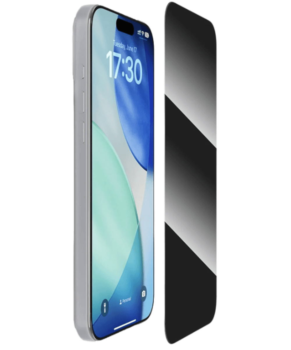 Pelicula em revestimento Safira Privacidade Iphone 17 Pro Max