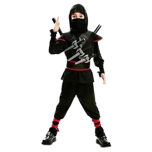 Viving Costumes Killer Ninja Disfarce Junior Preto 7-9 Anos