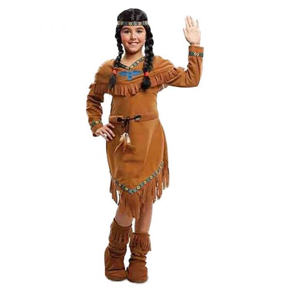 Viving Costumes India Disfarce Menina Castanho 10-12 Anos