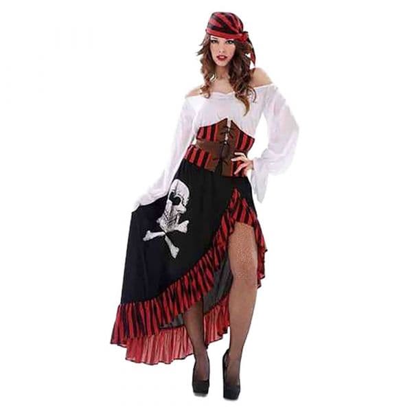 Mom Fantasia De Pirata Com Bandana Para Mulher S Multicolor