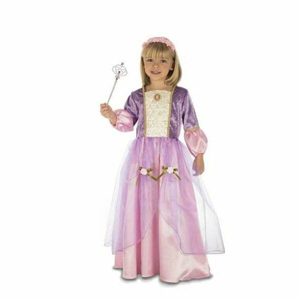 Viving Costumes Princess Disfarce Menina Rosa 7-9 Anos