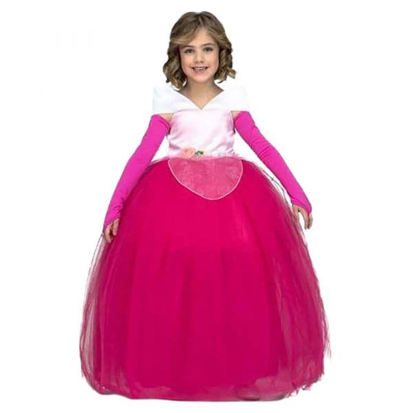 Viving Costumes Princess Tutú Disfarce Menina Rosa 5-6 Anos