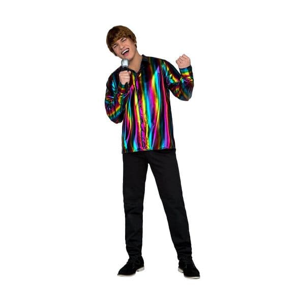 Viving Costumes Disk Disfarce Homem Colorido M-L
