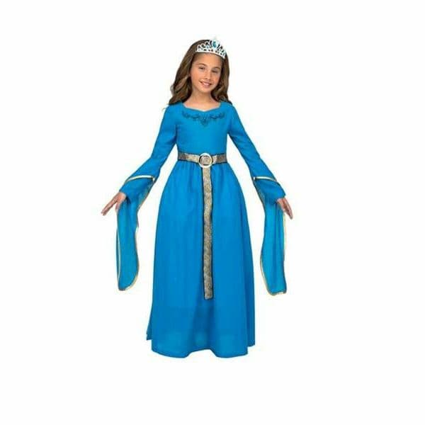 Viving Costumes Medieval Princess Disfarce Menina Azul 10-12 Anos