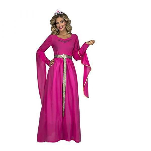 Viving Costumes Medieval Princess Disfarce Mulher Rosa M-L