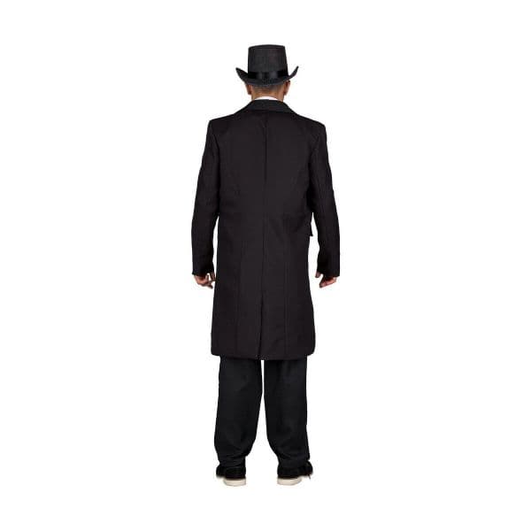 Viving Costumes Cowboy Cropier Coat Disfarce Homem Castanho M-L