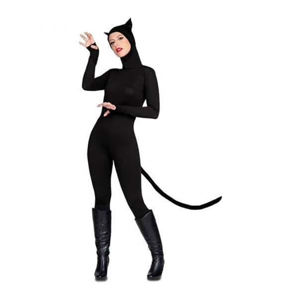 Viving Costumes Cat Disfarce Mulher Preto M