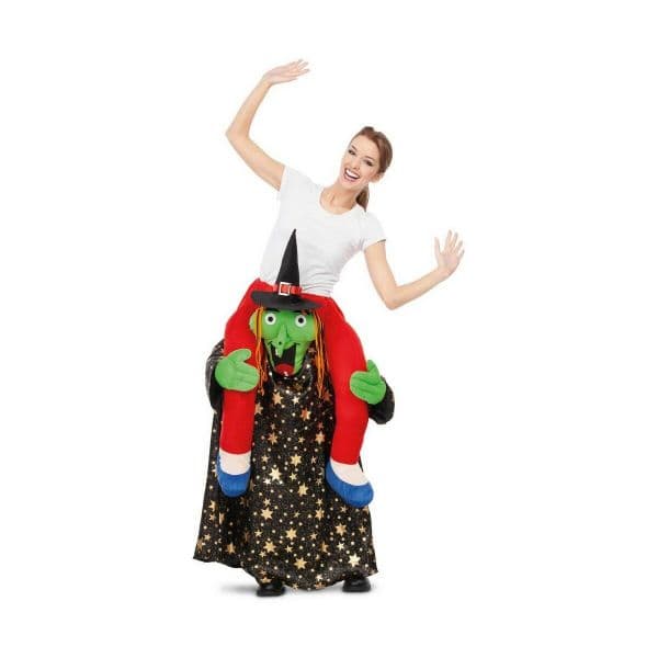 Viving Costumes Ride-on Witch Stars Tunic With Character Disfarce Colorido M-L