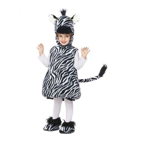 Viving Costumes Zebra Disfarce Menina Colorido 3-4 Anos