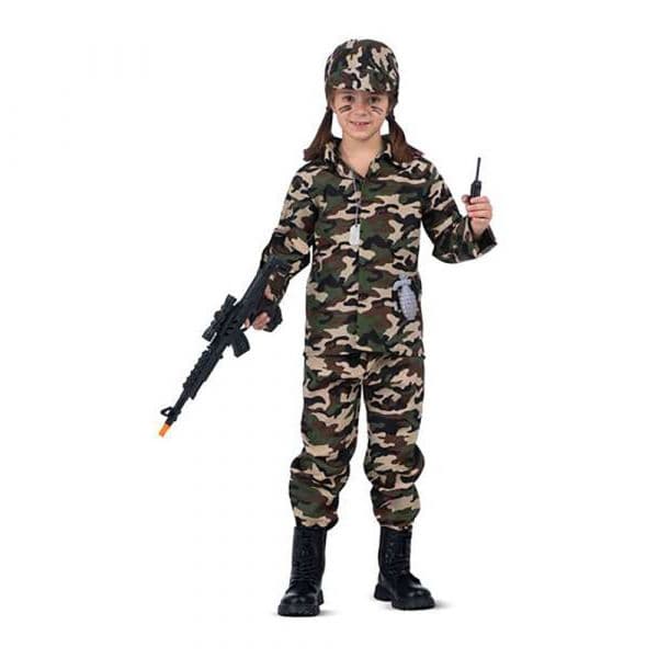 Mom Fantasia De Soldado Júnior 5-7 Anos Multicolor