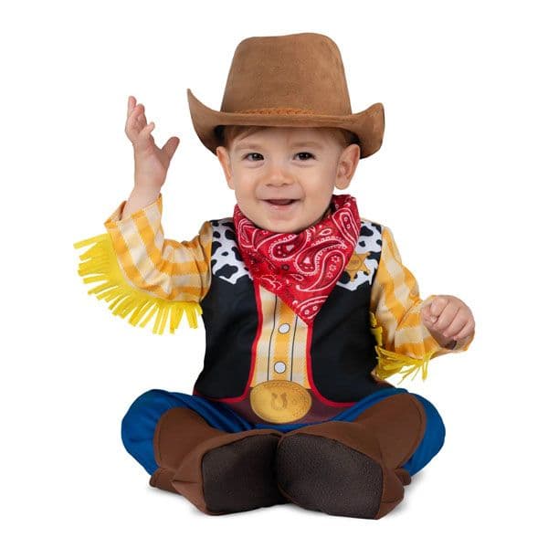 Mom Fato Bebé Cowboy Divertido 7-12 Meses 1 Un.