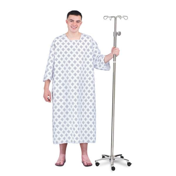 Viving Costumes Bata Hospital Patient And Meshes Disfarce Branco M