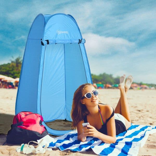 Outssuny Tenda Chuveiro / Banheiro p/ Camping - 100x100x185Cm - M3217