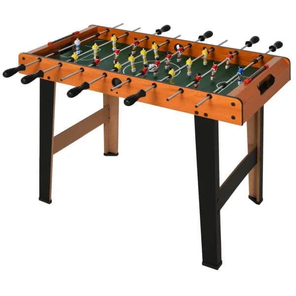 Homcom Mesa de Matraquilhos com 22 jogadores incluídos 84,5x40x61,2 cm Madeira e Preto
