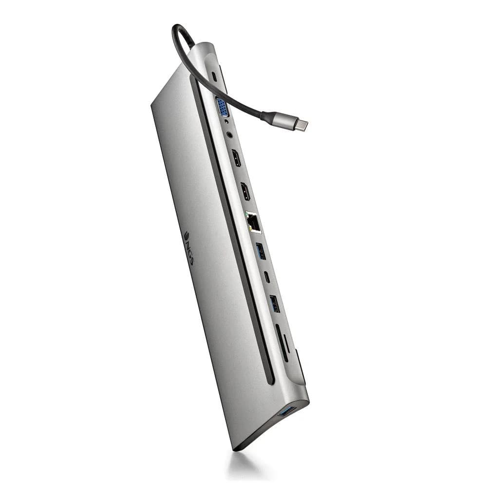 NGS Hub 12 em 1 USB-C WONDERDOCK12 - HUBNGSWONDERDOCK12