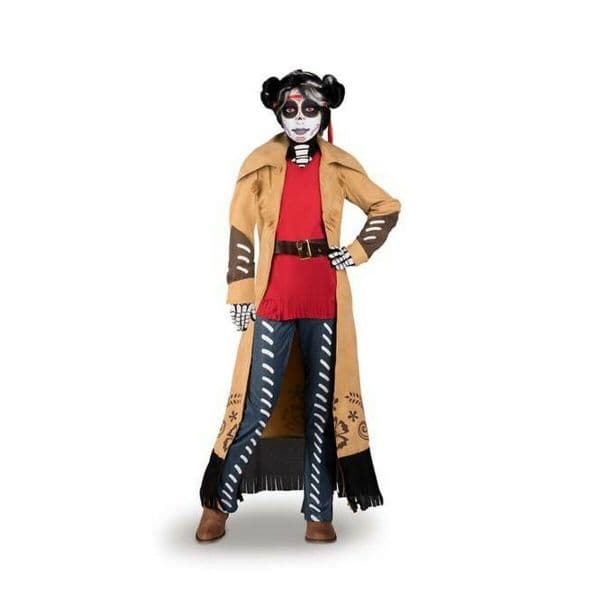 Viving Costumes Angelica Disfarce Menina Castanho 5-6 Anos