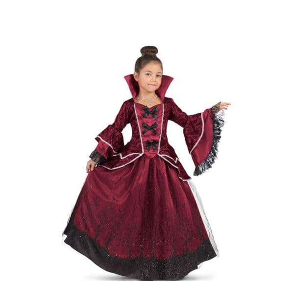 Mom Fantasia De Menina Rainha Vampira 7-9 Anos Burgundy