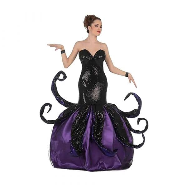 MOM Fun Company Fantasia de Bruxa Do Mar L Black / Purple