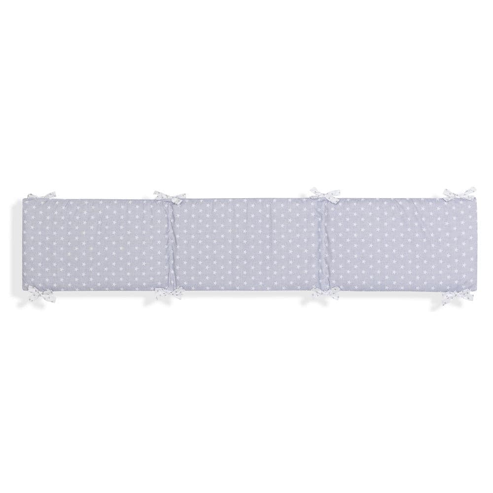 Protetor De Cama 40X185 Algodão Star Cinza Interbaby