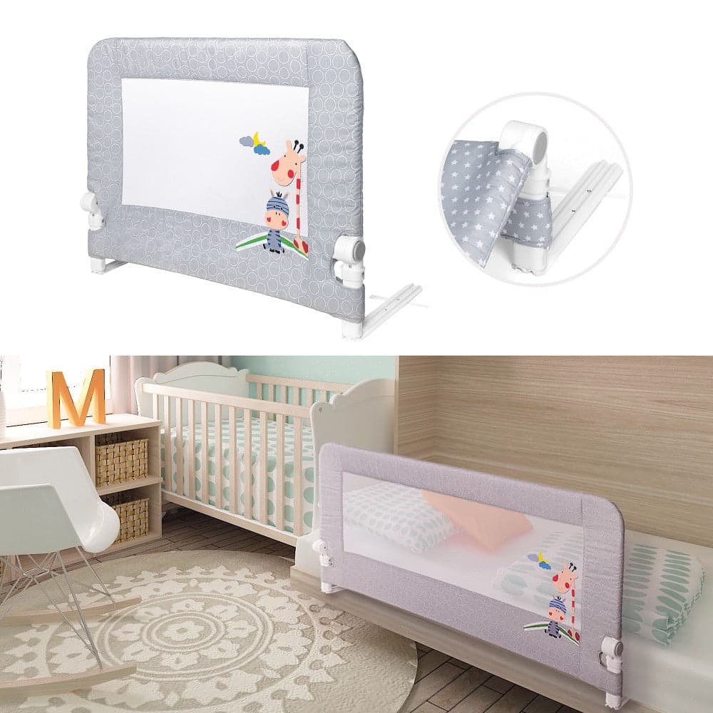 Barreira De Cama Dobrável 90 70X90 Jirafa Interbaby