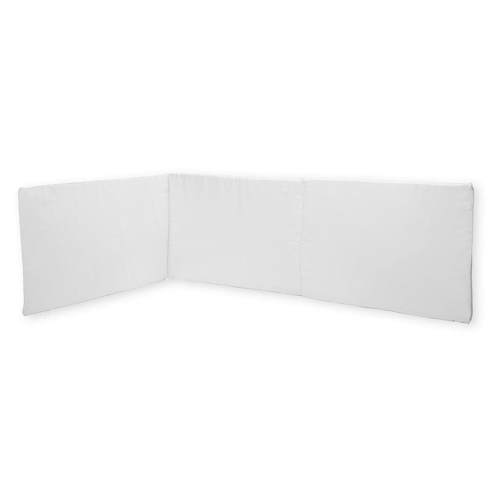 Protetor De Cama 40X185 Algodão Não Amovivel Cor Unico Branco Interbaby