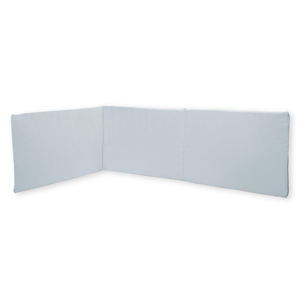 Protetor De Cama 40X185 Algodão Não Amovivel Cor Unico Azul Interbaby