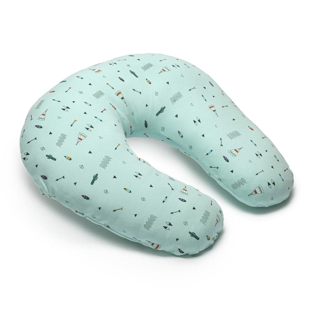 Almofada De Amamentação 65X65 Cms. Tecido Jersey Cabañas Verde Interbaby